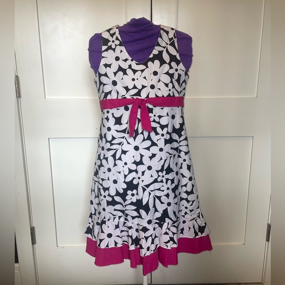 Kids Flower Dress (100% cotton) - Picture 4 of 5